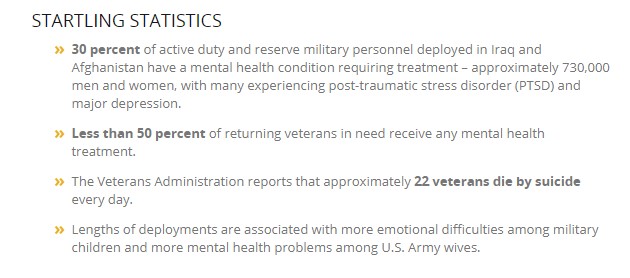 Startling stats military mental health