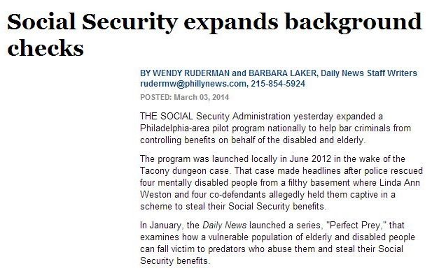 Background Check for Social Security