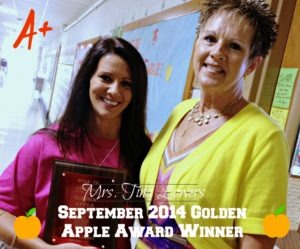 September Jan Dils Golden Apple Award Winner