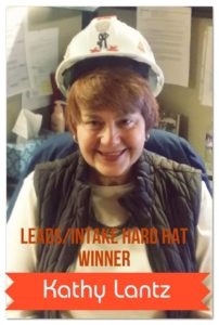 Kathy Lantz Hard Hat Winner