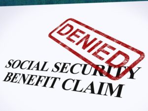 Social Security Benefits Claim Denied