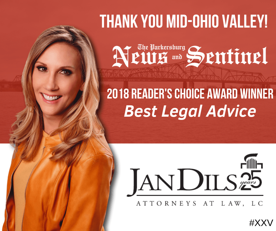 Jan Dils, Attorneys at Law Named Best Legal Advice in the Mid-Ohio Valley