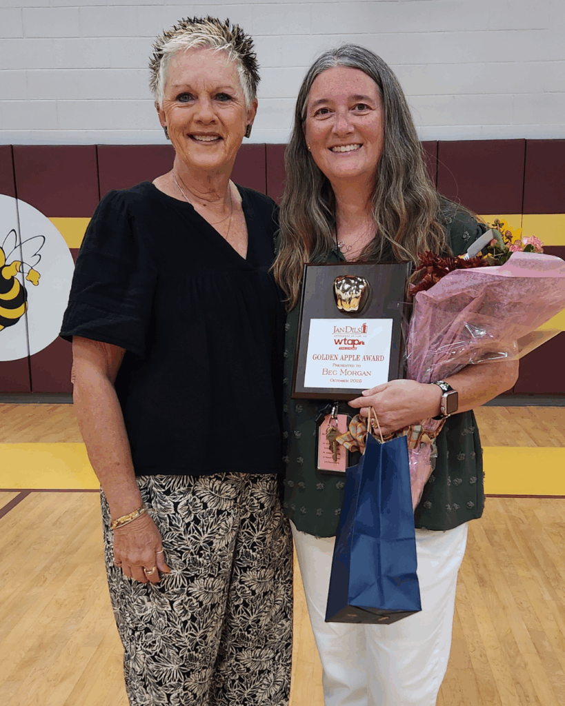 2025 October Jan Dils Golden Apple Award Winner - Bec Morgan