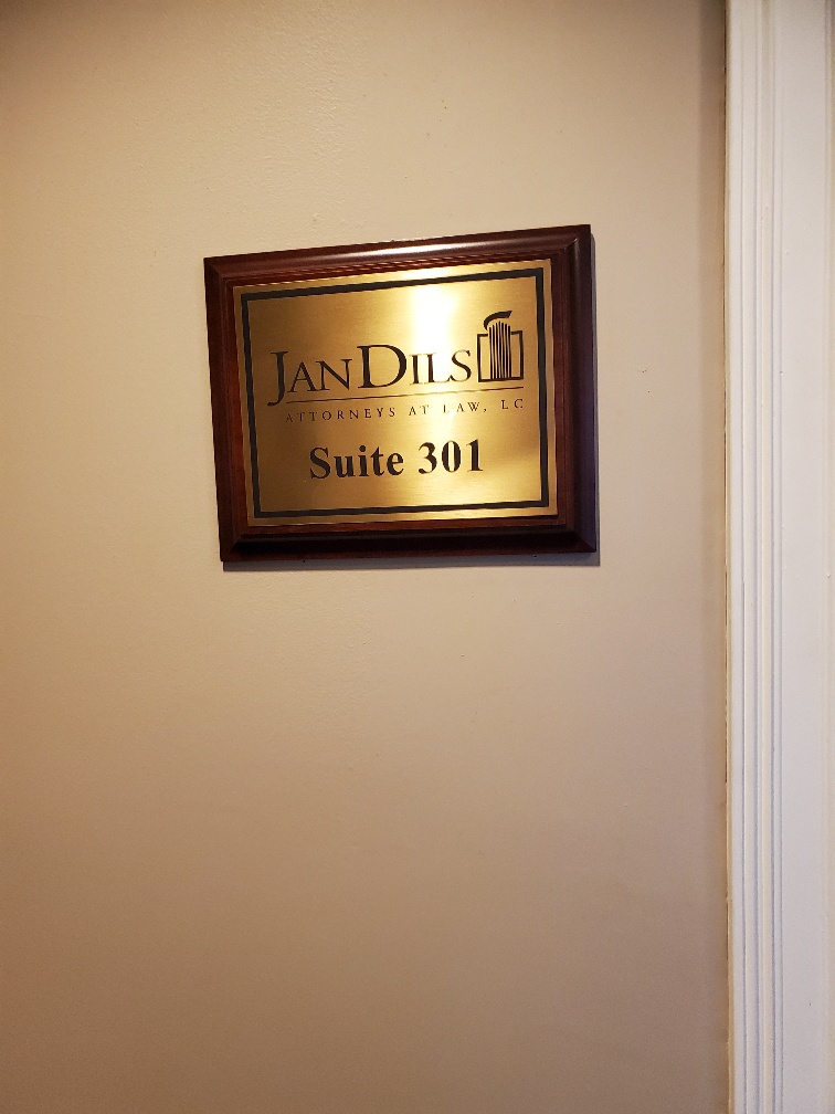 Huntington Door Sign